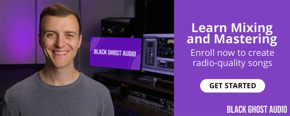 An ad for a free checklist called 8 Steps to Producing Radio-Quality songs.